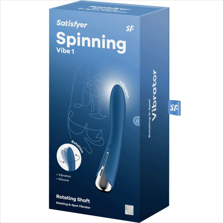 Satisfyer - Spinning Vibe 1 g-Spot Blauer Rotator Vibrator