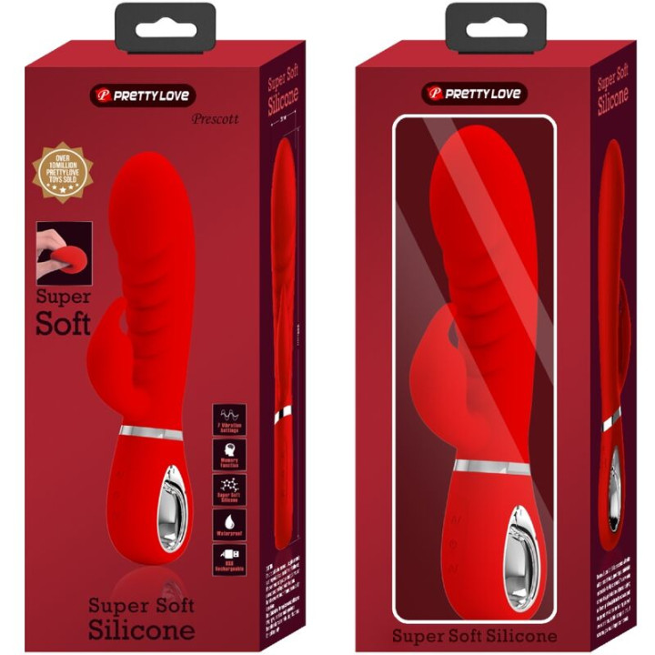 Pretty Love - Prescott Multifunction g-Spot Vibrator Red