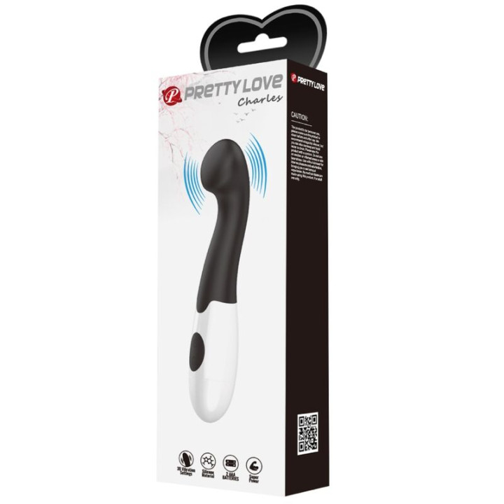 Pretty Love - Charles g-Spot Vibrator 30 Modes Black