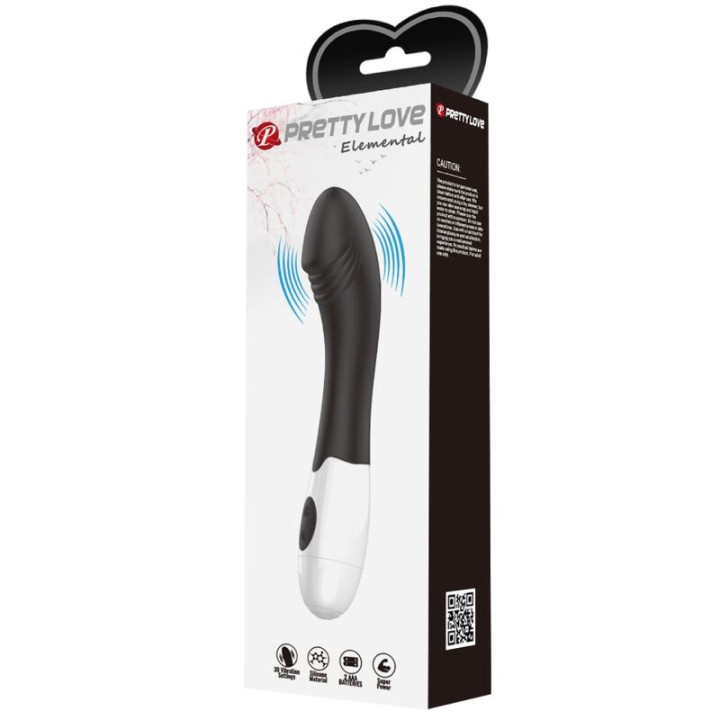 Pretty Love - Elemental Vibrateur Point g 30 Modes Noir