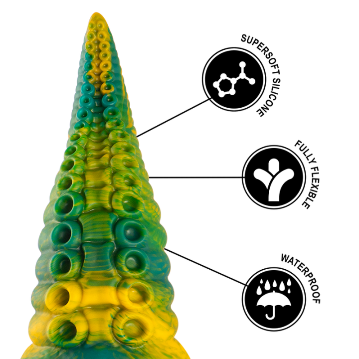 Epic - Dildo Tentáculo Verde Cetus Tamanho Grande