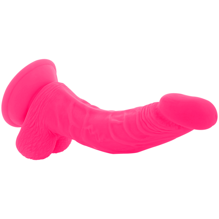 Diversia - Flexible Vibrating Dildo Pink 21.5 cm -o- 4.5 cm