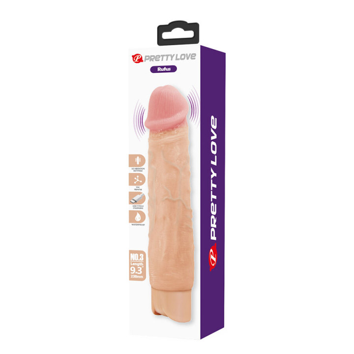 Pretty Love - Rufus Flexibler Realistischer Vibrator