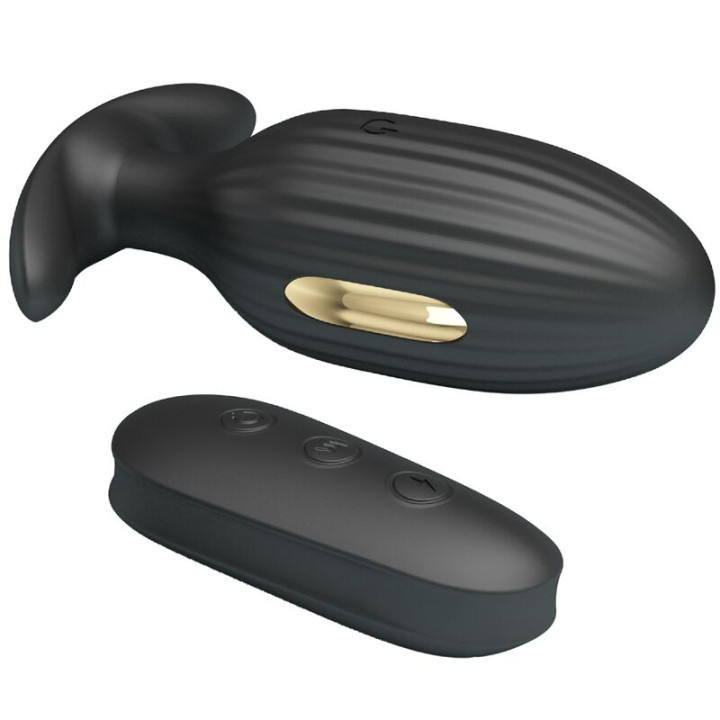 Pretty Love - Vibratore Anale Ricaricabile Kelly Plug Nero