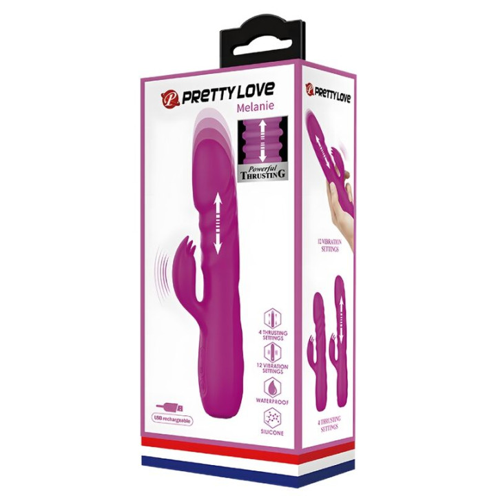 Pretty Love - Vibratore Coniglio Ricaricabile Melanie Viola