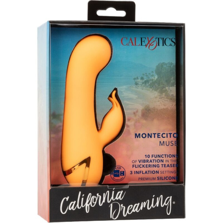 Calexotics - Montecito Muse Vibrateur Lapin Orange Par California Dreaming
