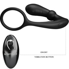 Mr Play - Plug Anal de Silicona Con Vibración