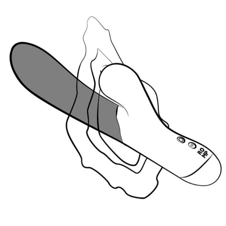 Romp - Pulse Vibrateur Double Point g Rabbit Bleu Électrique