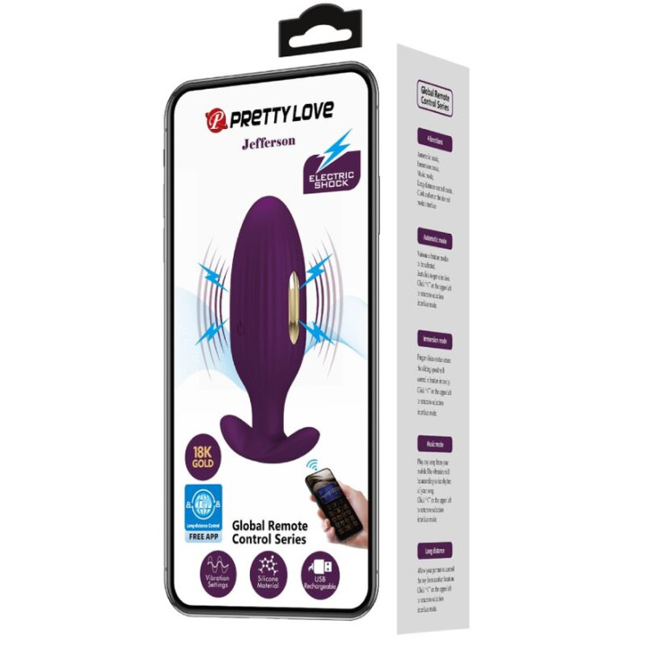 Pretty Love - Plug Anale Controllato da App Jefferson Viola