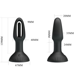 Satisfyer - Rotator Plug 2+ Vibrierende Plugapp Schwarz