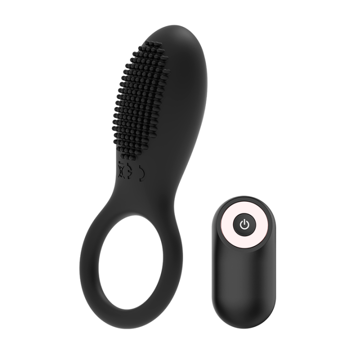 Coquette Chic Desire - Cock Ring Remote Control Rechargeable Black/ Gold
