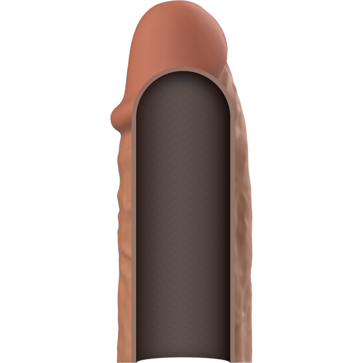 Virilxl - Extensão de Pênis de Silicone Líquido v3 Marrom