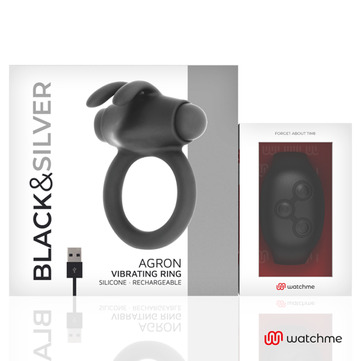 Black&Silver - Zegarek Agron z Pilotem Cockring