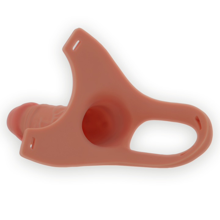 Intense - Wnetne Szelki z Silikonowym Dildo 16 x 3,5 cm