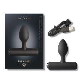 Mr Play - Vibrador Potente Control Remoto Anal Plug Negro