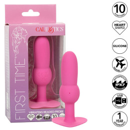 Calexotics - First Time Anal Plug Mit Perlensonde 10 Vibrationen Rosa