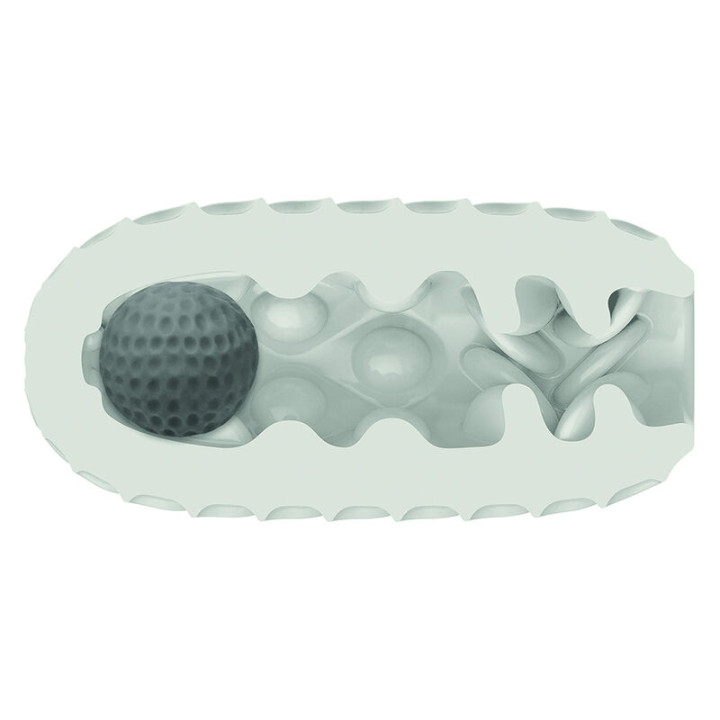 Calexotics - Boundless Reversible Squishy Ball Stroke Yellow