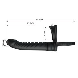Armony - Vibrador Anal Próstata Control Remoto Negro