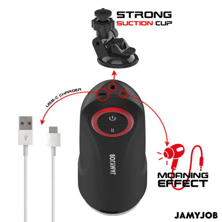 Jamyjob - Gravity Automatic Vagina Masturbator 5 Thrusting Modes And Sound Effect