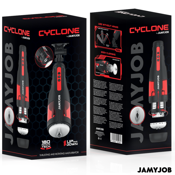 Jamyjob - Cyclone Automatic Vagina Masturbator 10 Rotation And Thrust Modes