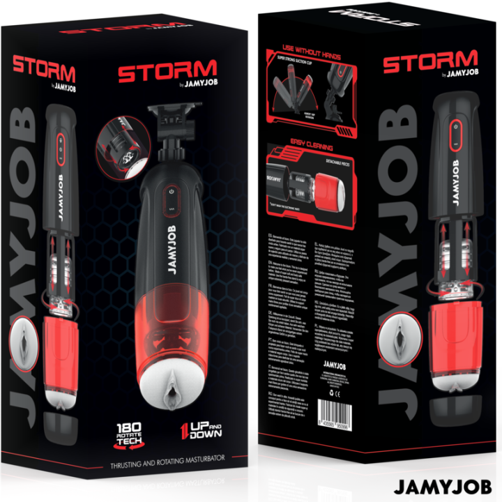 Jamyjob - Storm Automatic Vagina Masturbator 10 Rotation And Thrust Modes