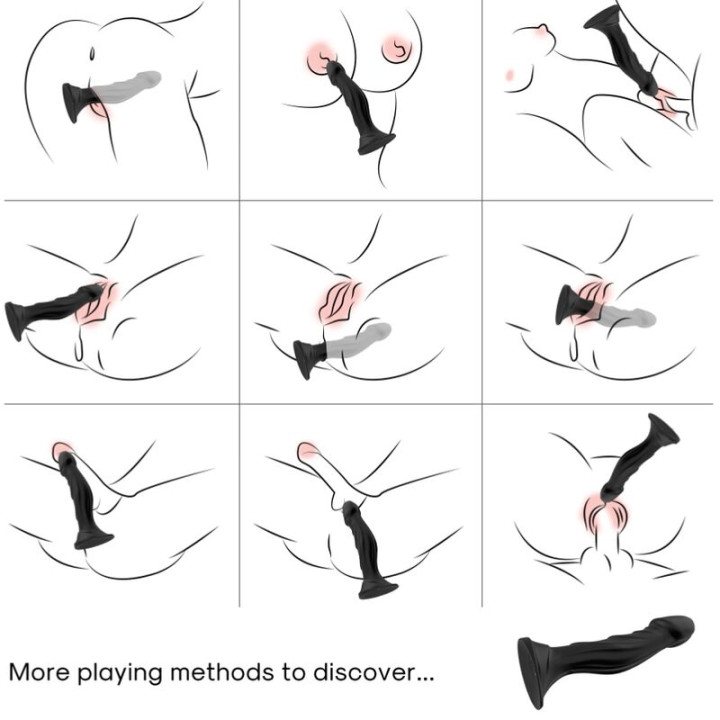 Armony - Dildo Vibrator & Anal Plug Fernbedienung Schwarz