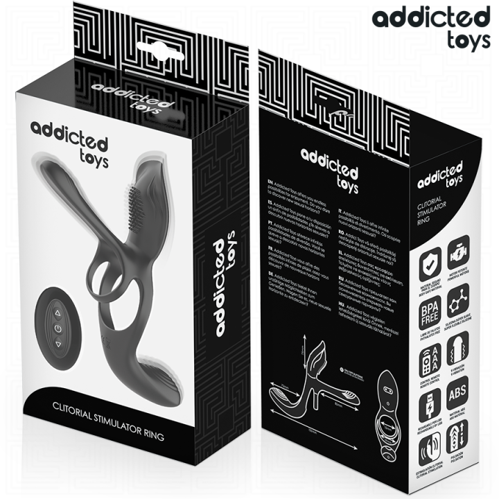 Addicted Toys - Doppelter Penisring Mit Klitorisstimulator