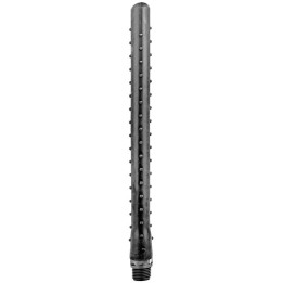 All Black - Douche Anal Ridée en Silicone 27 cm
