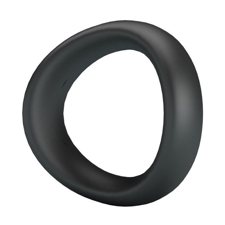 Crazy Bull - Valen Anello Per Pene Ergonomico in Silicone Nero