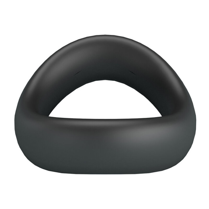 Crazy Bull - Valen Ergonomic Silicone Cock Ring Black