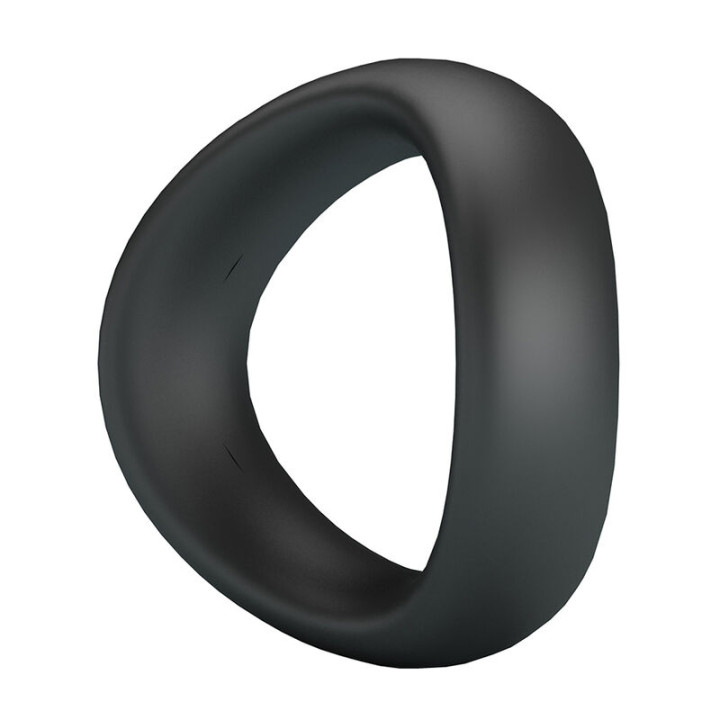 Crazy Bull - Valen Anello Per Pene Ergonomico in Silicone Nero