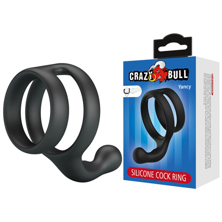 Crazy Bull - Yancy Doppelter Hodenring Schwarz