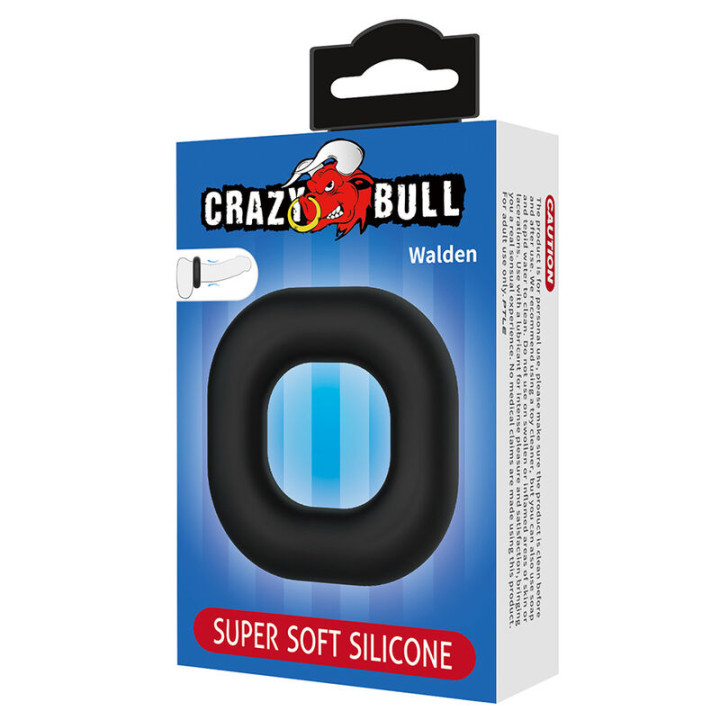 Crazy Bull - Walden Supersoft Silikon-Pennisring Schwarz