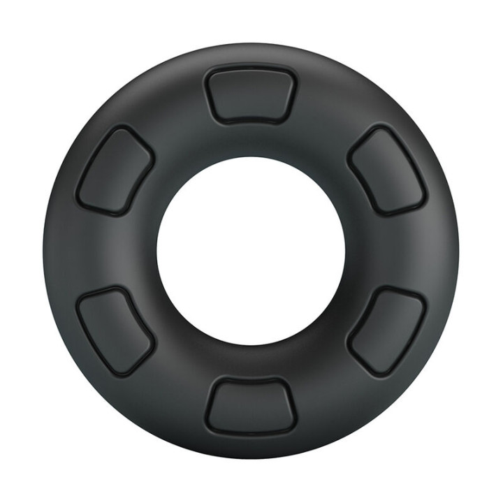 Crazy Bull - Bertram Anillo Para Pene Super Soft Silicona Negro