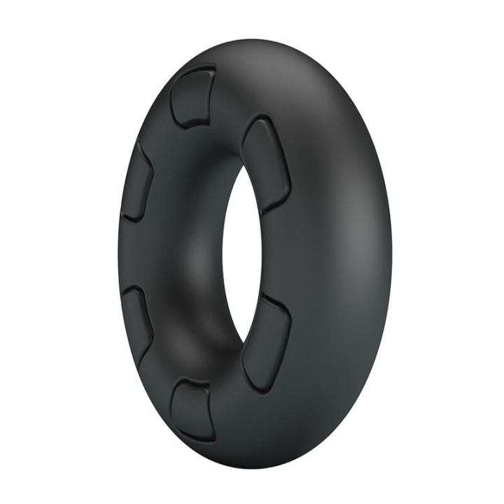 Crazy Bull - Bertram Anillo Para Pene Super Soft Silicona Negro