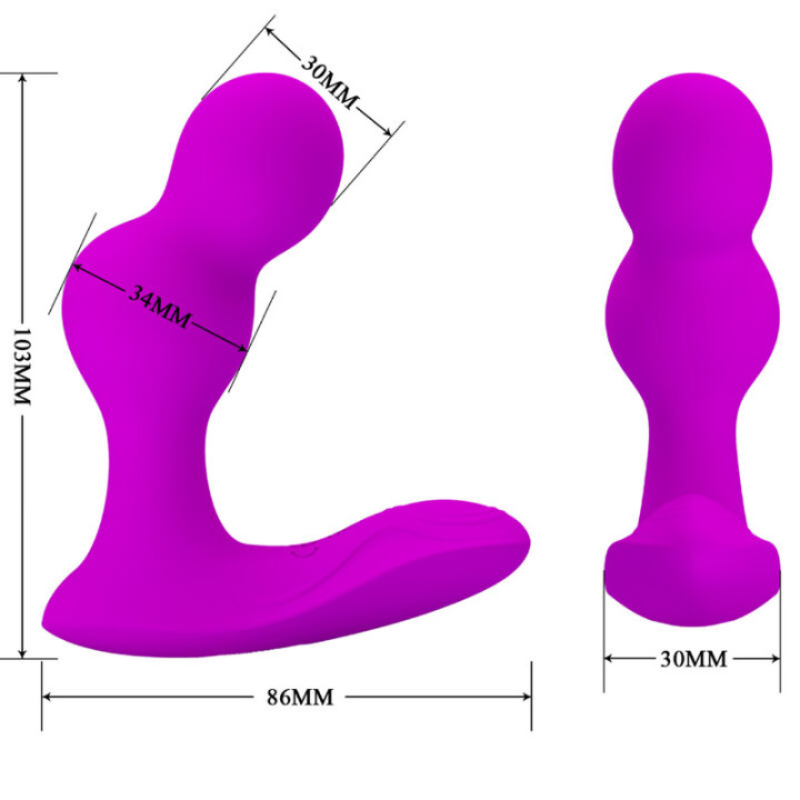Pretty Love - Terrance Anal Vibrator Massager Mit Fernbedienung