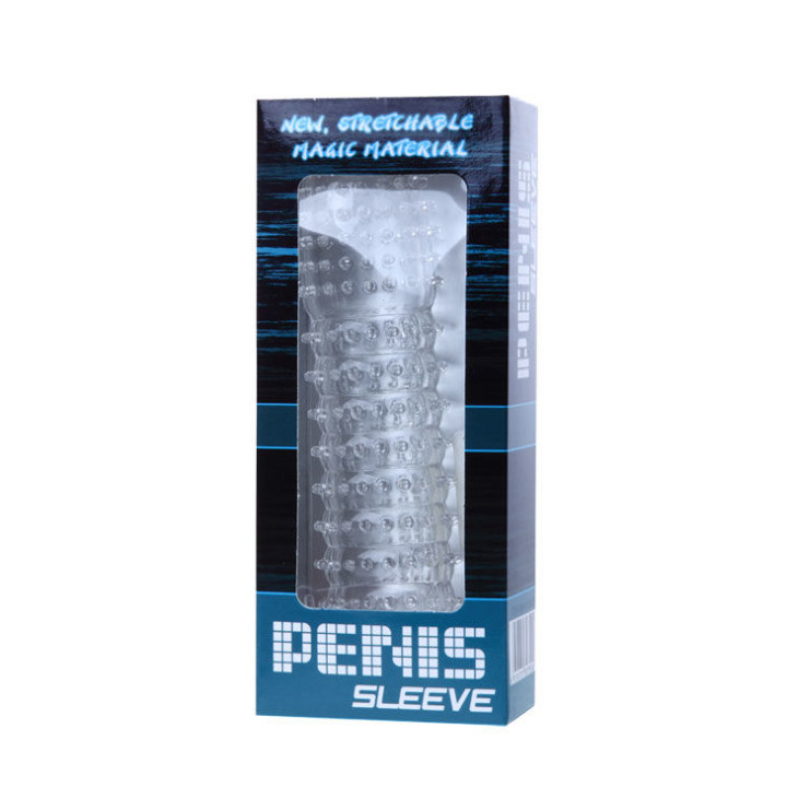 Baile - Penis Sheath With Pink Stimulating Points 14 cm