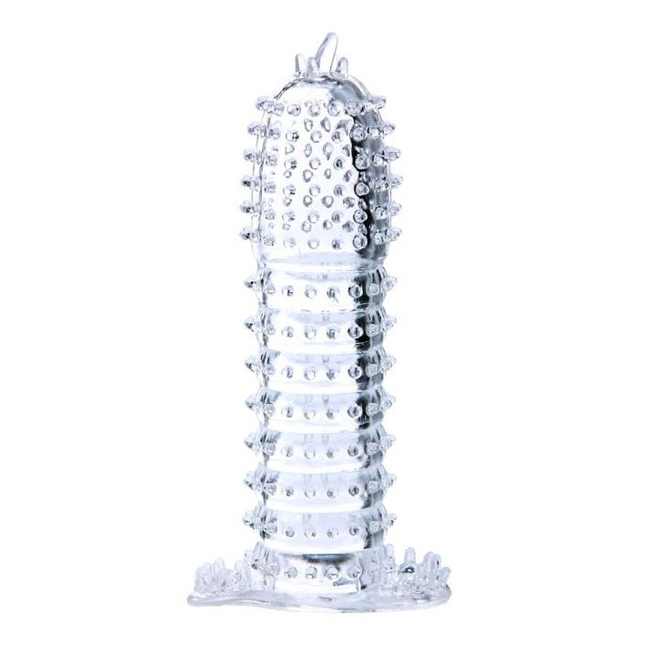 Baile - Gaine Pénienne Avec Points Stimulants Transparents 14 cm