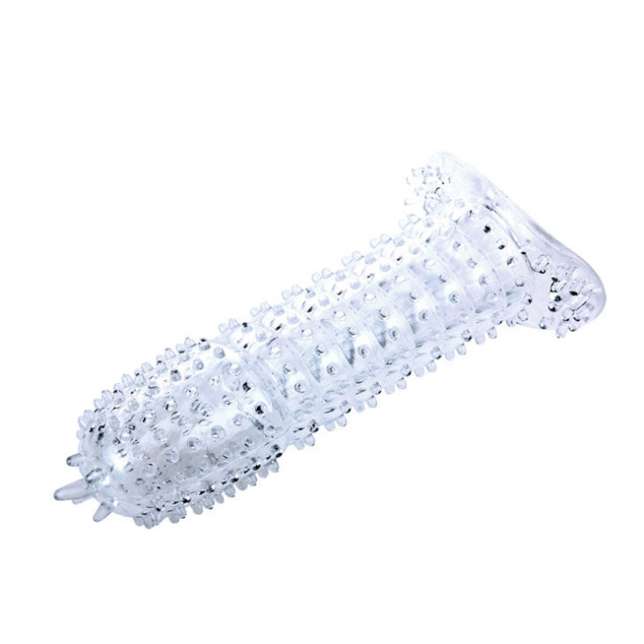 Baile - Gaine Pénienne Avec Points Stimulants Transparents 14 cm