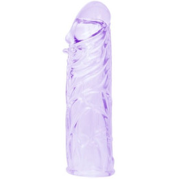 Baile - Liliowa Oslona na Penis z Dopasowanego Silikonu 13 cm