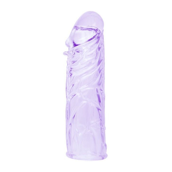 Baile - Copertura Lilla Per Pene in Silicone Adattabile 13 cm