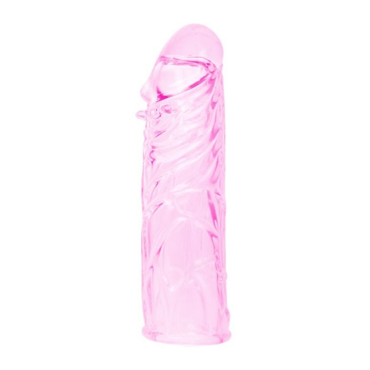 Baile - Pink Stimulating Silicone Penis Cover 13 cm