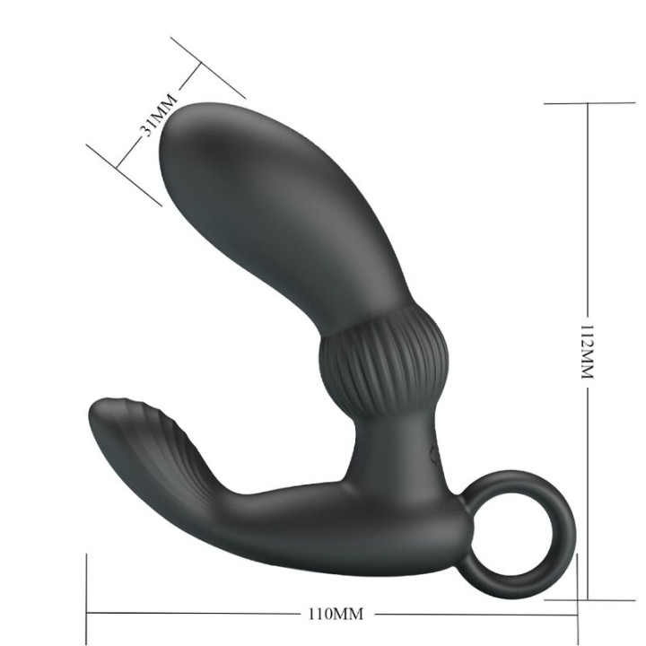Pretty Love - Cayla Massageador Vibrador Anal Preto