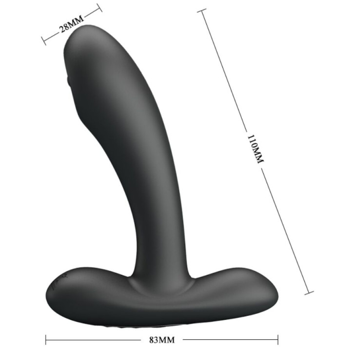 Pretty Love - Remington Anal- Und Vaginal-Vibrationsmassager Schwarz