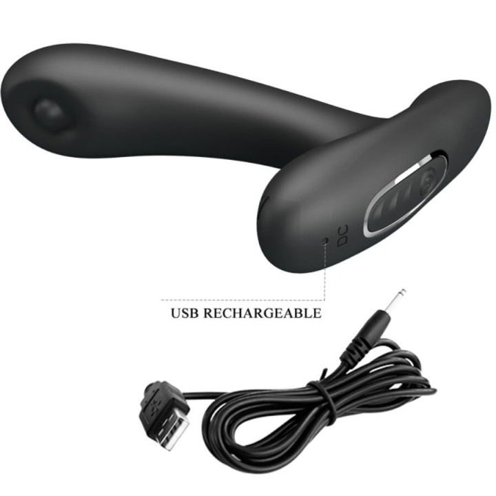 Pretty Love - Remington Anal- Und Vaginal-Vibrationsmassager Schwarz