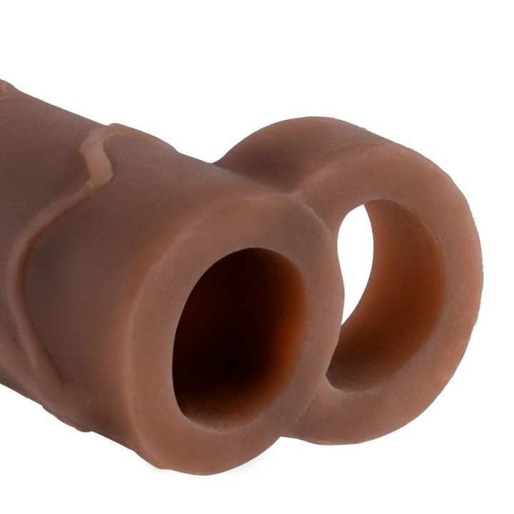 Fantasy x- Tensions - Perfect 2 Extension Ball Strap Pele Marrom