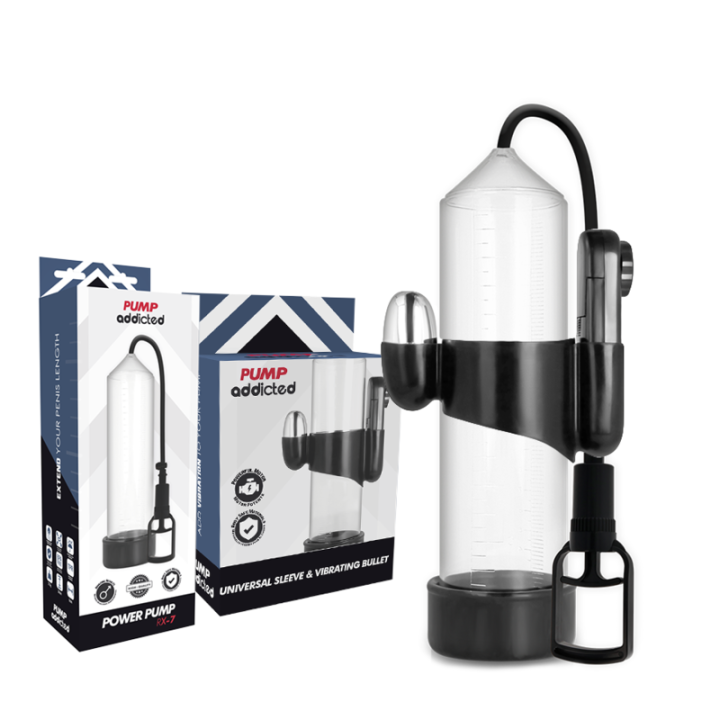 Pump Addicted - Vibratore Trasparente Rx7