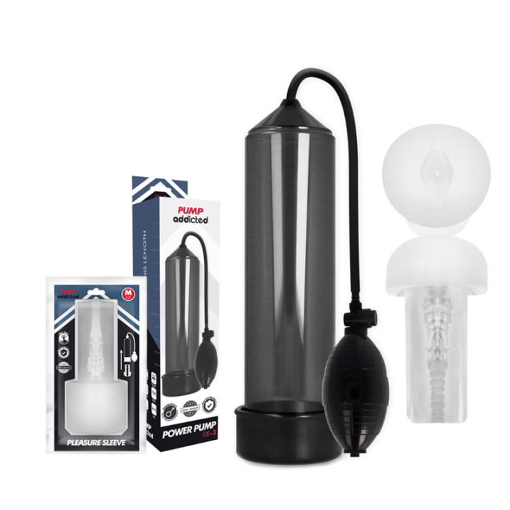 Pump Addicted - Rx3 Black Mit Pleasure Sleeve