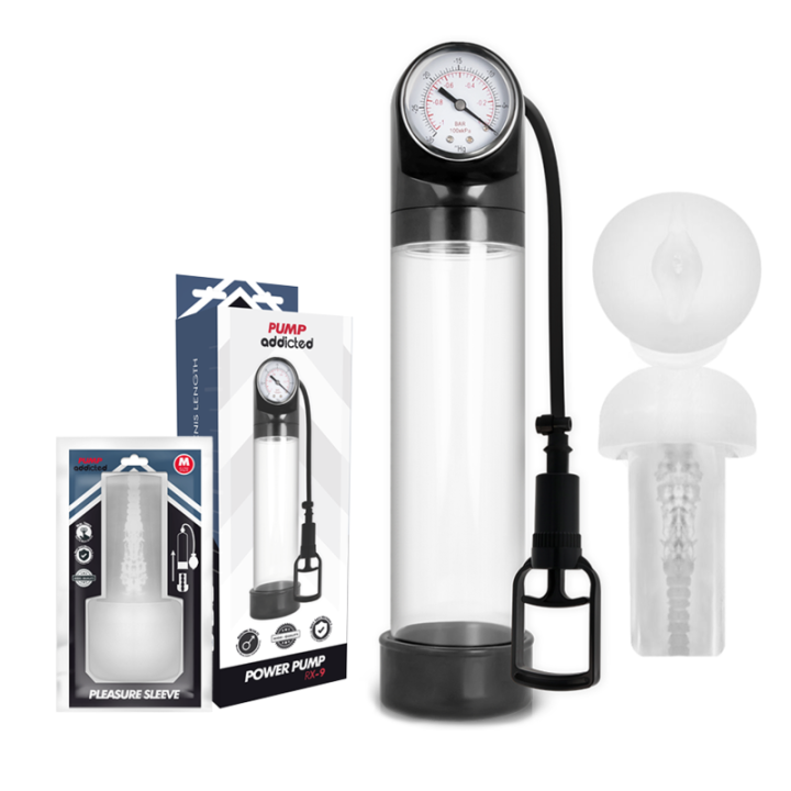 Pump Addicted - Rx9 Trasparente Con Masturbatore