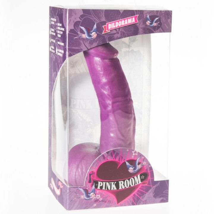 Pink Room - Connor Dildo Realístico Lila 16 cm
